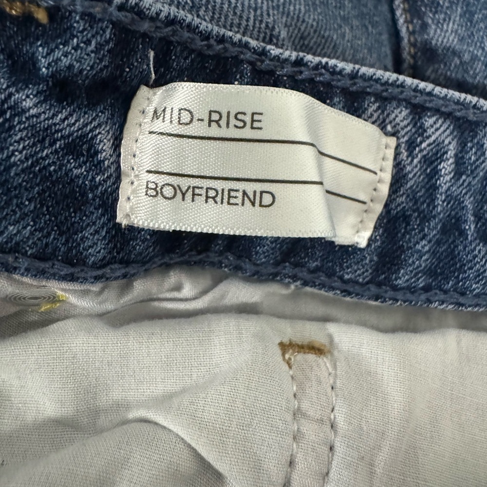 Lane Bryant Midrise Boyfriend Jean Stonewash Blue Size 14 Stretch - Picture 8 of 10